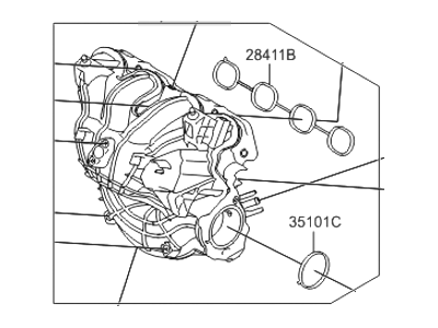 2017 Hyundai Sonata Intake Manifold - 28310-2B720