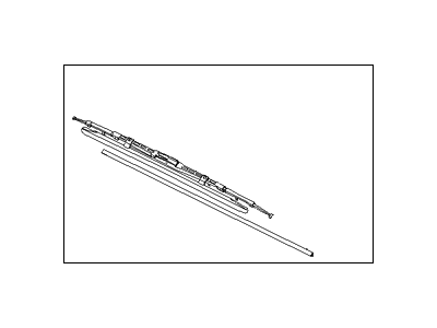 Hyundai Santa Fe Windshield Wiper - 98350-0W000