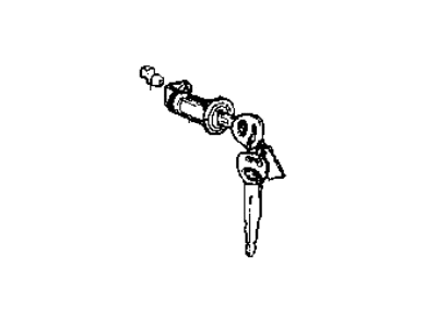 Hyundai Accent Trunk Lock Cylinder - 81250-22C00