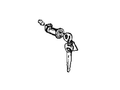 Hyundai Accent Trunk Lock Cylinder - 81250-22B00