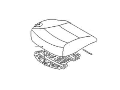 Hyundai Sonata Hybrid Seat Cushion - 88101-4R111-YDY