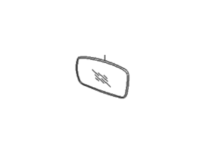 Hyundai Equus Car Mirror - 87611-3N210