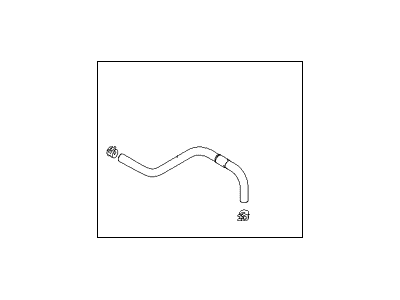 2006 Hyundai Tiburon Brake Booster Vacuum Hose - 59130-2C500