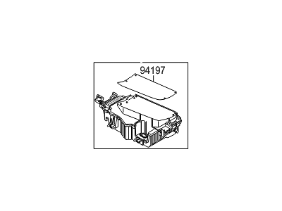 Hyundai 94310-3N550 Unit Assembly-Head Up Display