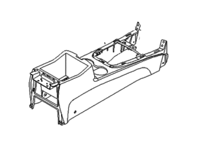 Hyundai Santa Fe Center Console Base - 84610-2B300-J4