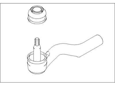 2003 Hyundai Sonata Tie Rod End - 56820-38000