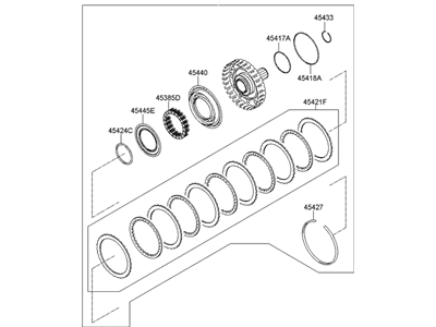 Hyundai 45410-4E300 Clutch Assembly-6