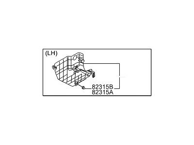 Hyundai 85825-2S000-MBS Trim-Cowl Side LH