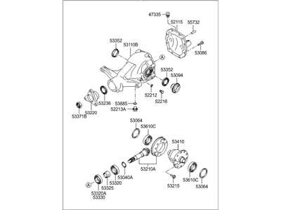 Hyundai Differential - 53000-3C020