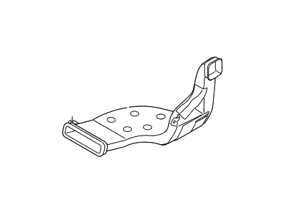 Hyundai 97360-B8000 Duct-Rear Heating,LH