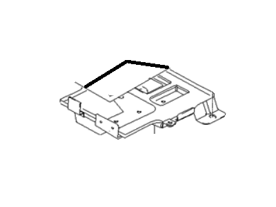 2003 Hyundai Tiburon Battery Tray - 37150-2C101