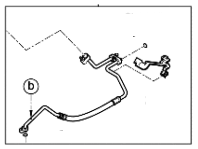 Hyundai Genesis Electrified G80 A/C Hose - 97761-JI500