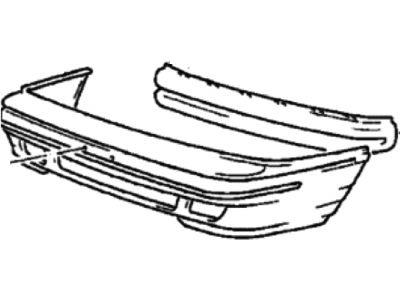 1993 Hyundai Sonata Bumper - 86501-33550