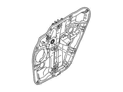 Hyundai Santa Fe XL Window Regulator - 83481-B8000