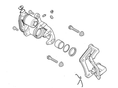 Hyundai Kona Electric Brake Caliper - 58311-K4A00
