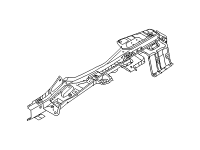 Hyundai 65720-E6500 Member Assembly-Rear Floor Side,RH