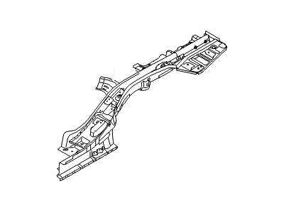 Hyundai 65710-E6500 Member Assembly-Rear Floor Side,LH