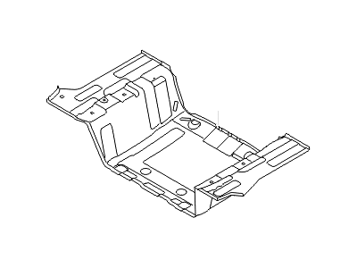 2016 Hyundai Sonata Hybrid Floor Pan - 65513-E6000