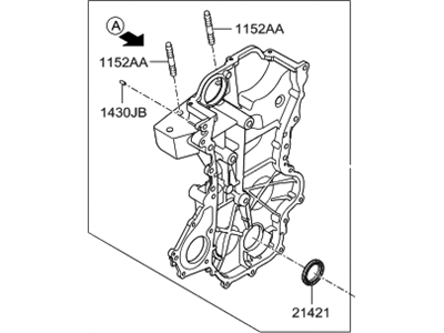 2017 Hyundai Elantra Timing Cover - 21350-03170