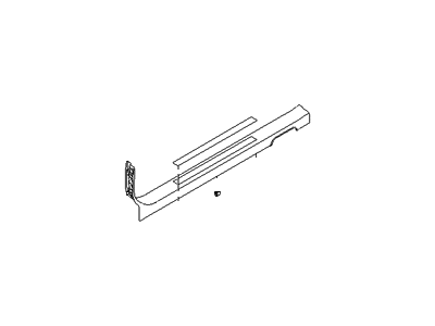 Hyundai 85881-2M000-9P Trim Assembly-Front Door Scuff RH