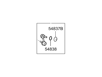 Hyundai 55530-3K002 Link Assembly-Rear Stabilizer