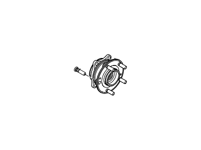 Hyundai 51750-C1000 Front Wheel Hub Assembly