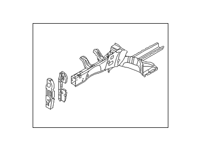 Hyundai 64605-1R300 Member Assembly-Front Side,LH