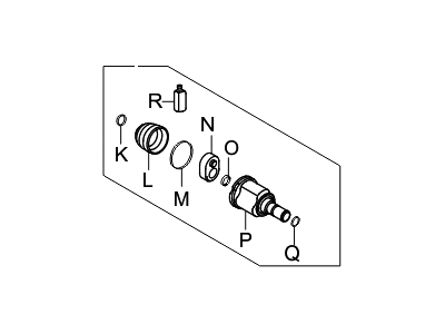 2014 Hyundai Elantra CV Joint Boot - 49582-3Y150