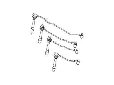 Hyundai 27501-23B01 Cable Set-Spark Plug