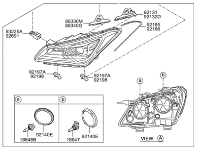 Hyundai 92101-B1150