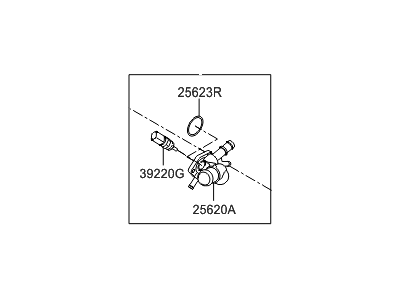 Hyundai 25600-2B701 Control Assembly-Coolant Temperature