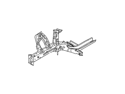 Hyundai 64602-F3000 Member Assembly-Front Side,RH