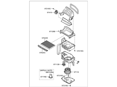Hyundai 97206-2L000 Blower Unit