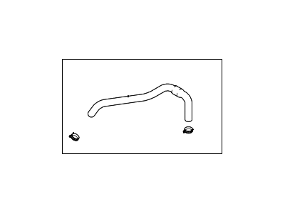 2003 Hyundai Accent Brake Booster Vacuum Hose - 59130-25100