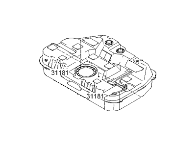 Hyundai 31150-2C750 Tank Assembly-Fuel