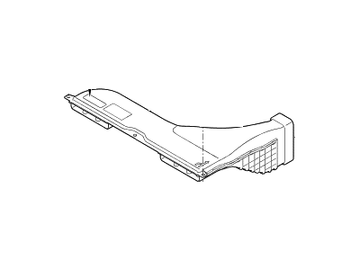 Genuine Hyundai 97282-3K001 Air Duct Right Genuine Hyundai 97282-3K001 Air Duct Right