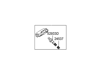 Hyundai Tucson TPMS Sensor - 52933-2S500