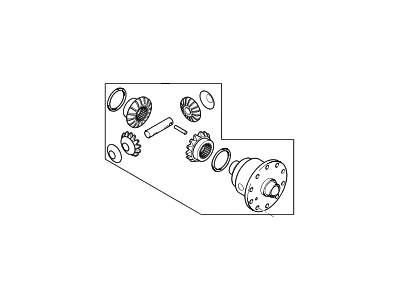 2014 Hyundai Santa Fe Differential - 53020-3B500