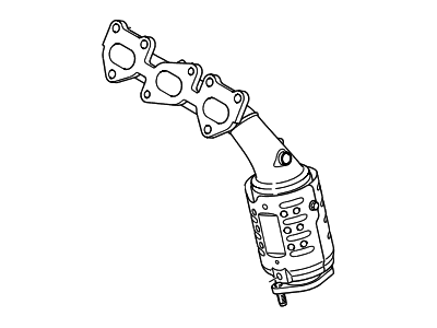 Hyundai 28510-3CKF0 Exhaust Manifold Catalytic Assembly, Right