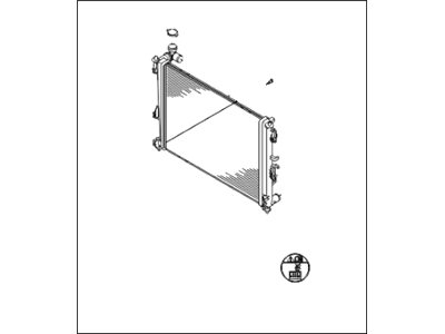 Hyundai Radiator - 25310-4R001