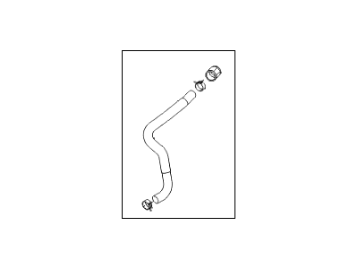 2012 Hyundai Sonata Hybrid Radiator Hose - 25415-4R010