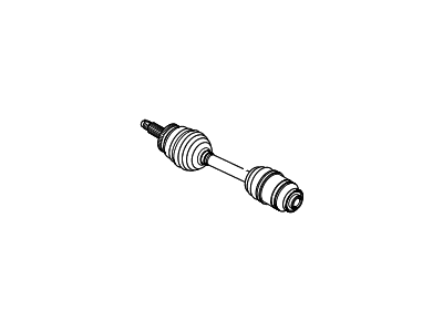 2007 Hyundai Santa Fe Axle Shaft - 49500-0W620