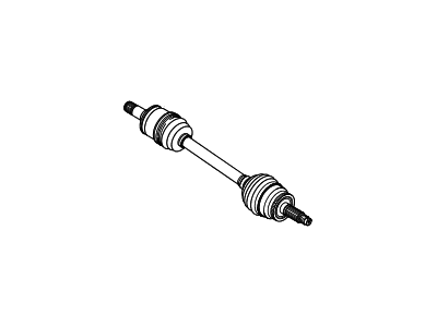 2007 Hyundai Santa Fe Axle Shaft - 49500-0W110