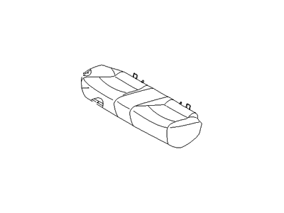 Hyundai 89110-3Q000 Frame Assembly-Rear Seat Cushion