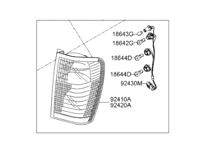 Hyundai 92402-4J000 Lamp Assembly-Rear Combination,RH