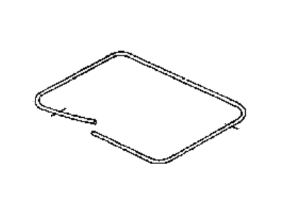 1990 Hyundai Sonata Weather Strip - 81613-33000