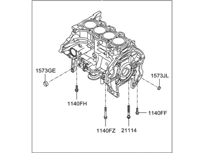 Hyundai 3D023-2EU00-A Block Assembly-Cylinder