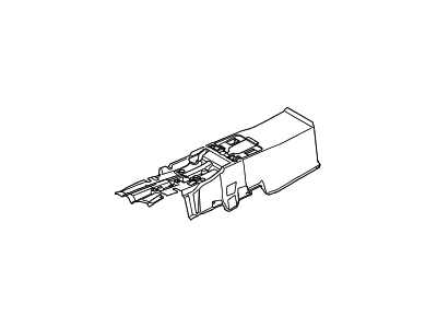 Hyundai 84252-B1100 Pad-Isolation Floor Tunnel,Rear