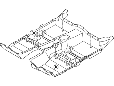 Hyundai 84260-B1100-RNB Carpet Assembly-Floor