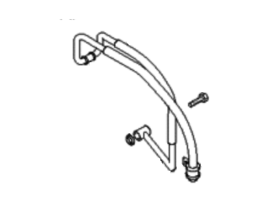 2002 Hyundai XG350 Power Steering Hose - 57510-39000